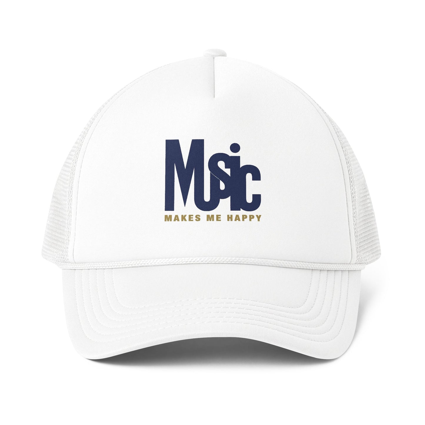 Music Makes Me Happy Cap | Mesh-Back Hat