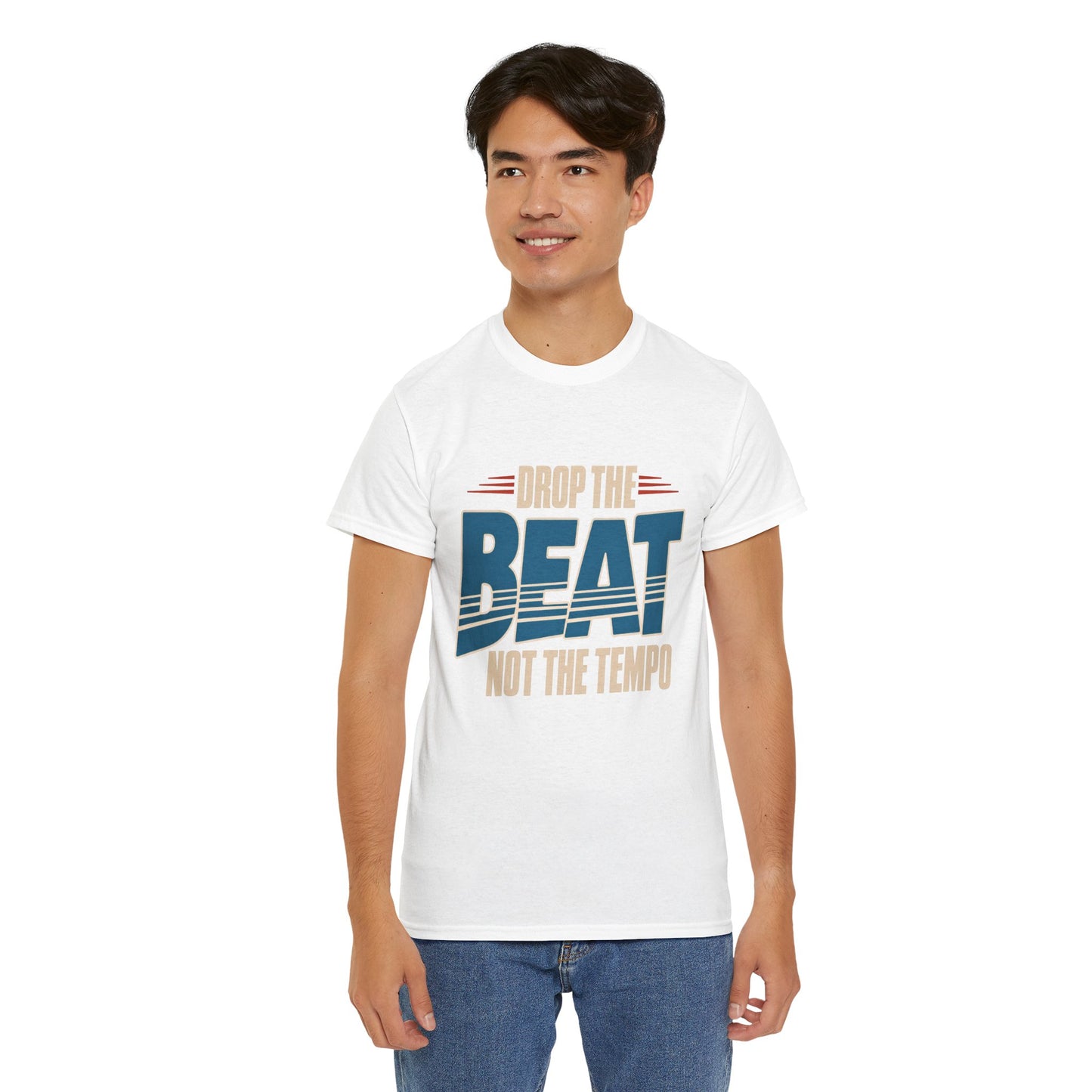 Drop the Beat Not the Tempo T-Shirt | Music Quote Tee, DJ Shirt