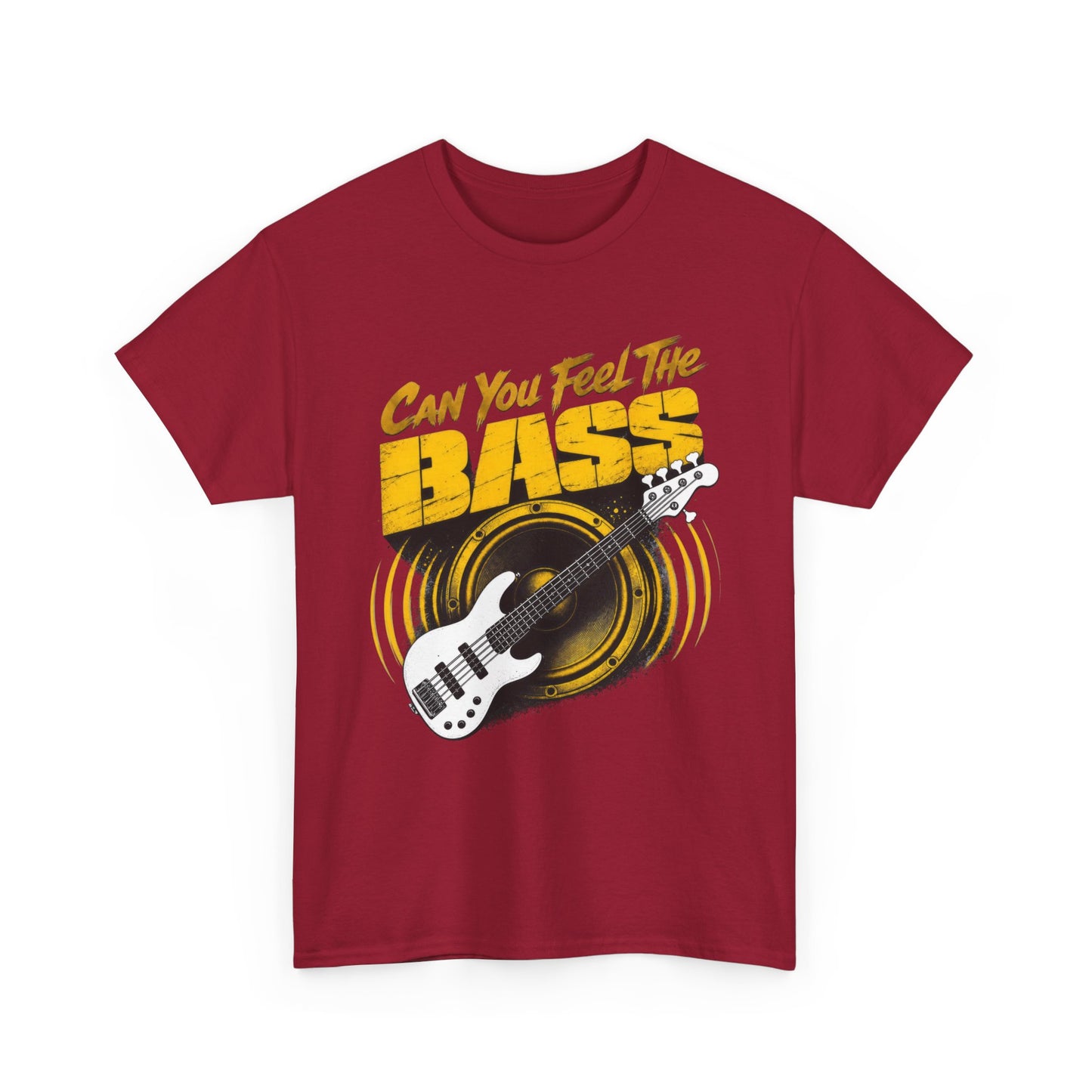 Can You Feel The Bass Bass Guitar T-Shirt | Music Lover Tee