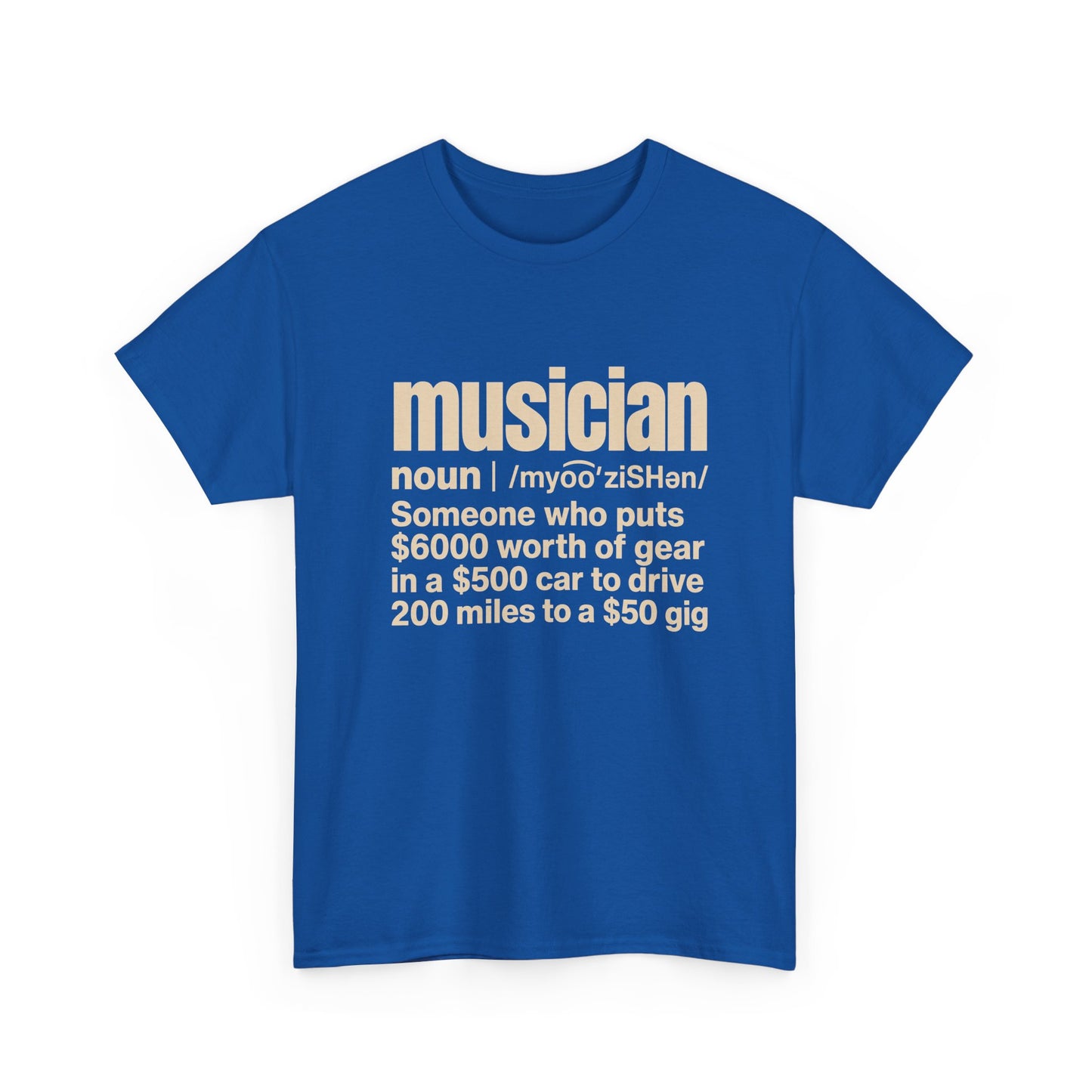 Musician definition tee, T-Shirt | Musician gear humor, Band life shirt