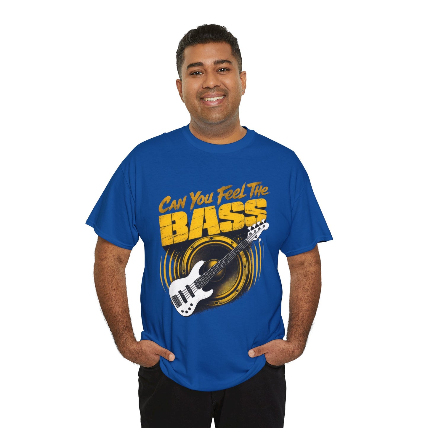 Can You Feel The Bass Bass Guitar T-Shirt | Music Lover Tee