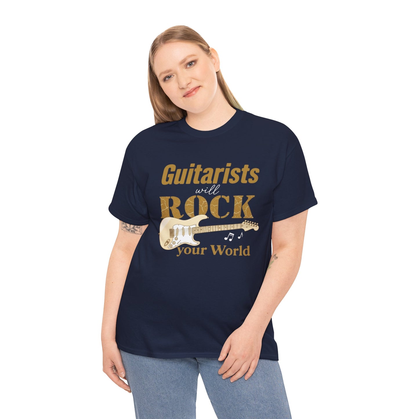 Guitarists Will Rock Your World Tee — Electric Guitar Music Lover Shirt