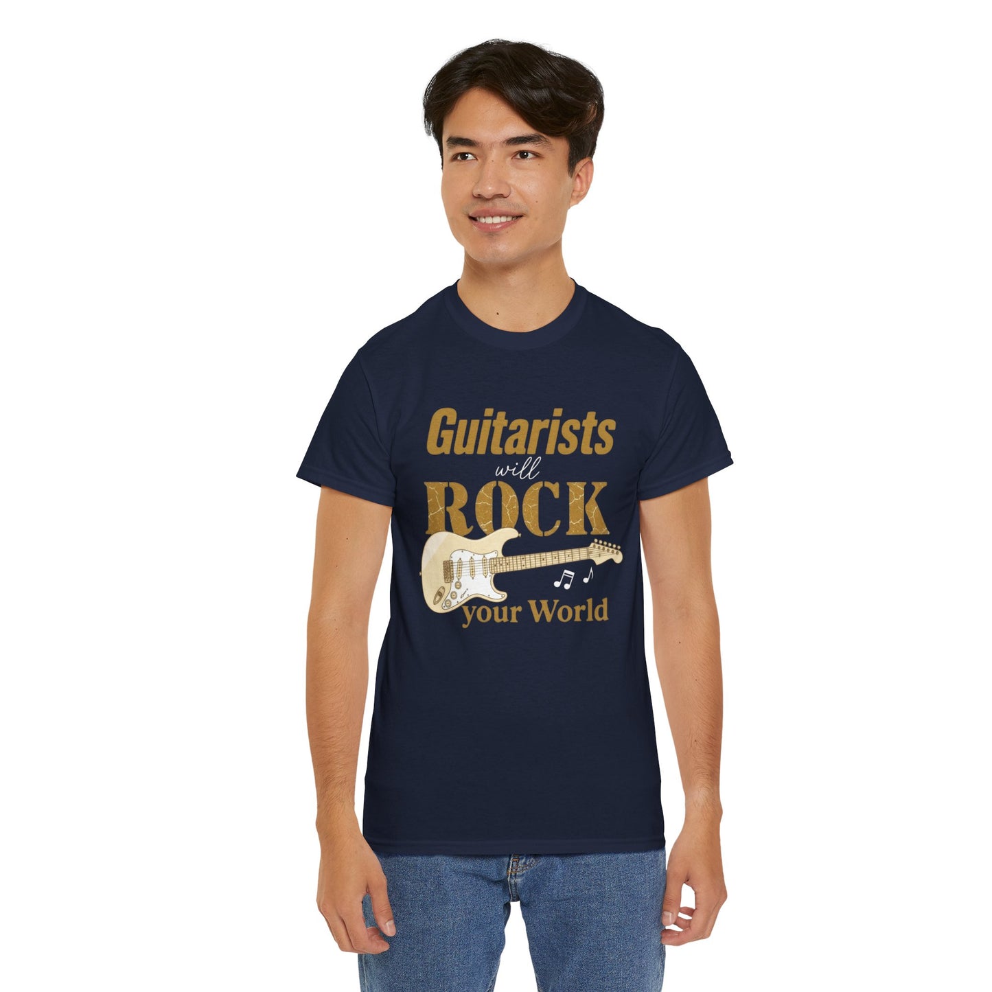 Guitarists Will Rock Your World Tee — Electric Guitar Music Lover Shirt