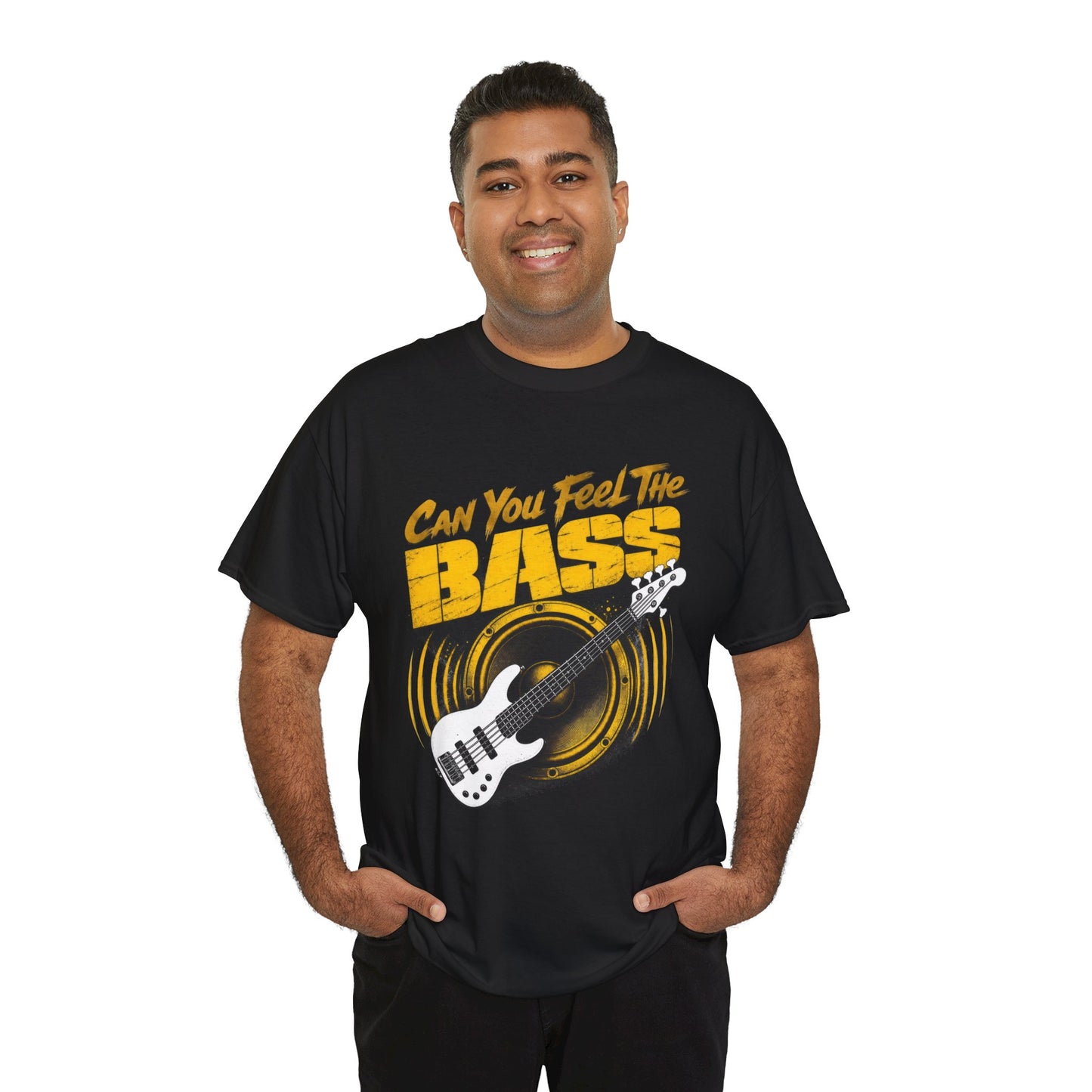 Can You Feel The Bass Bass Guitar T-Shirt | Music Lover Tee