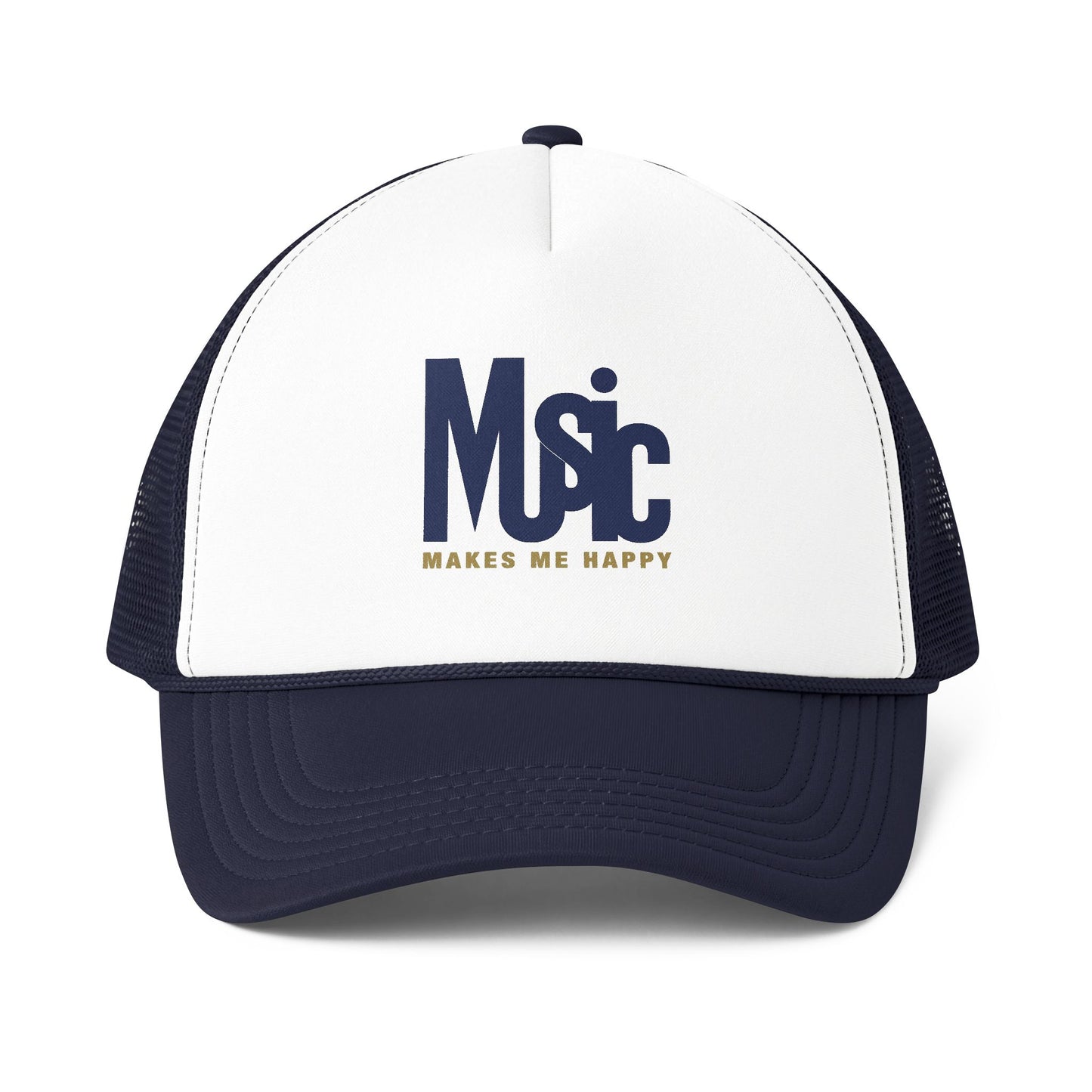 Music Makes Me Happy Cap | Mesh-Back Hat