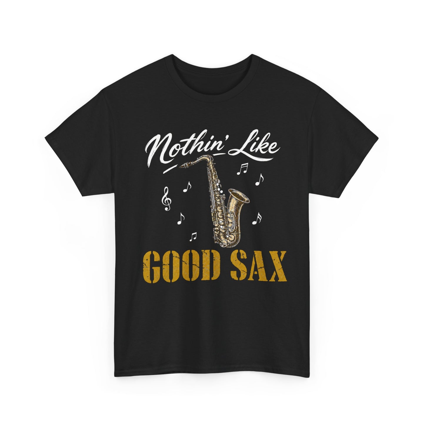 Saxophone T-Shirt — "Nothin' Like Good Sax" Vintage Jazz Tee