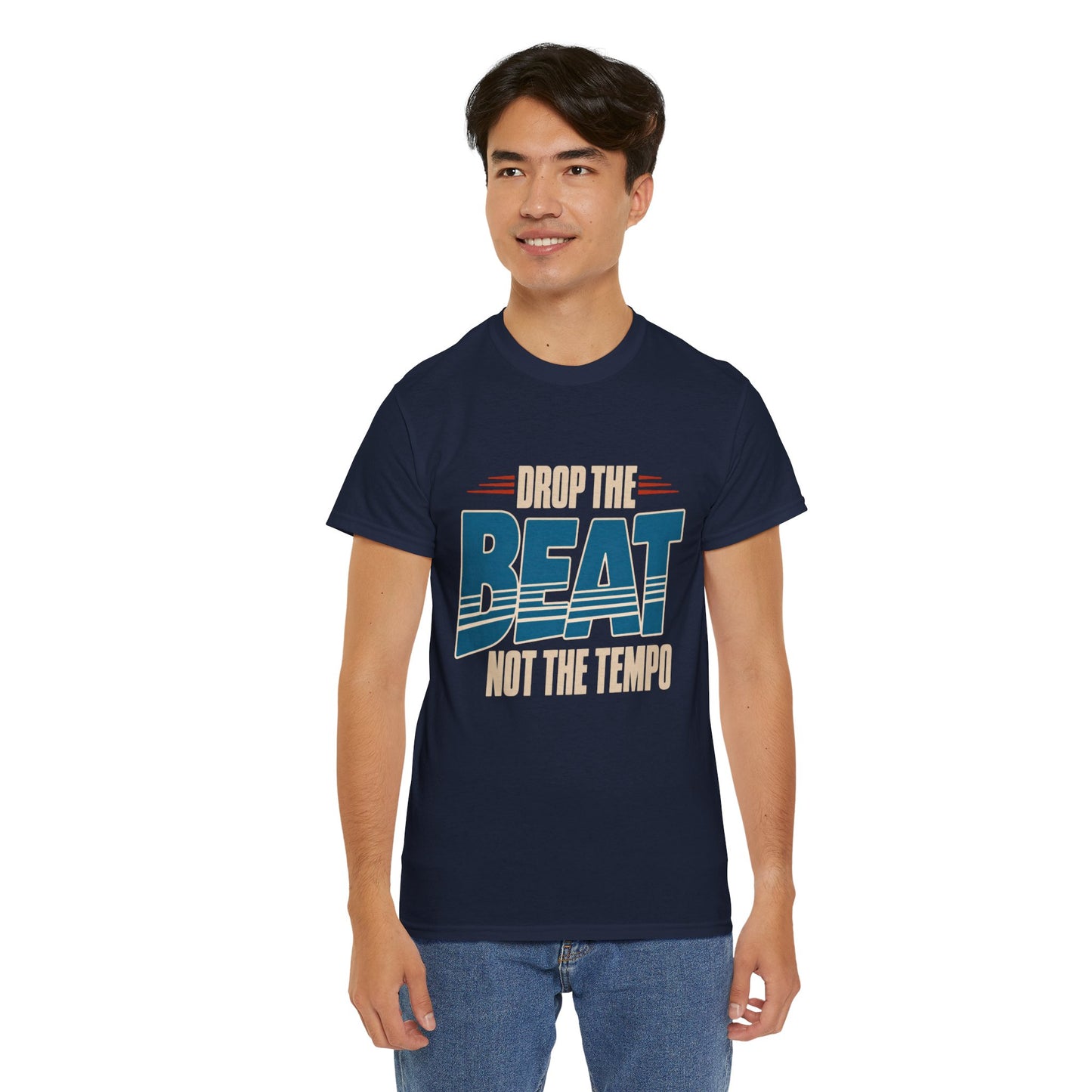 Drop the Beat Not the Tempo T-Shirt | Music Quote Tee, DJ Shirt