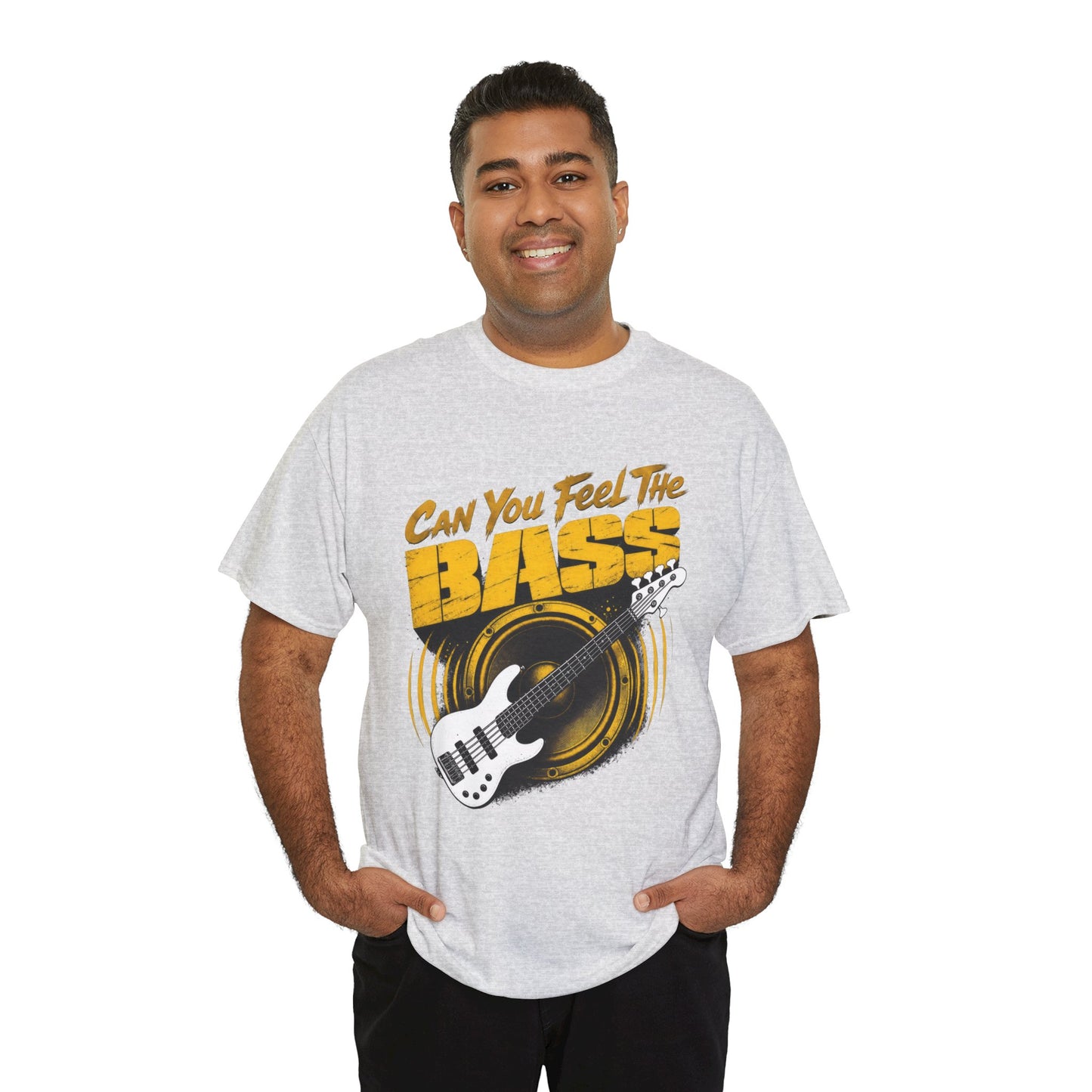 Can You Feel The Bass Bass Guitar T-Shirt | Music Lover Tee
