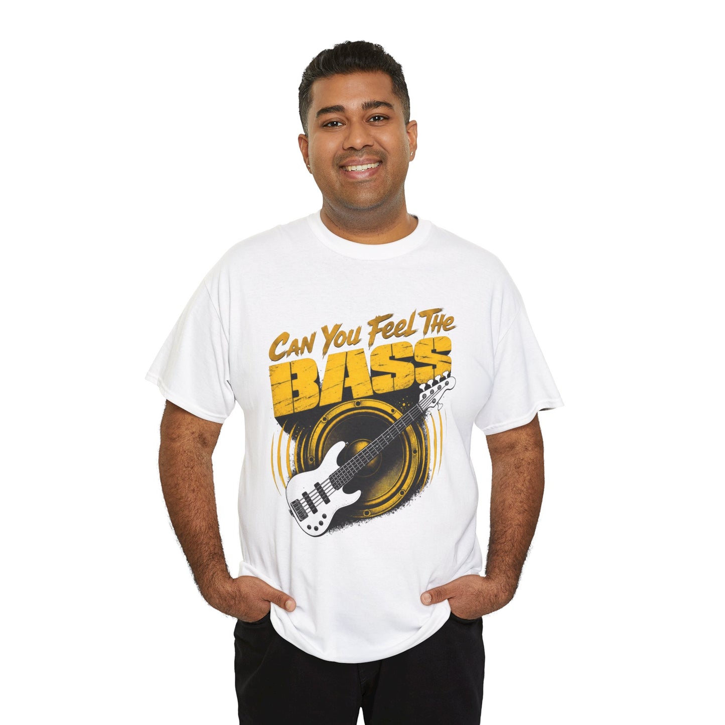 Can You Feel The Bass Bass Guitar T-Shirt | Music Lover Tee