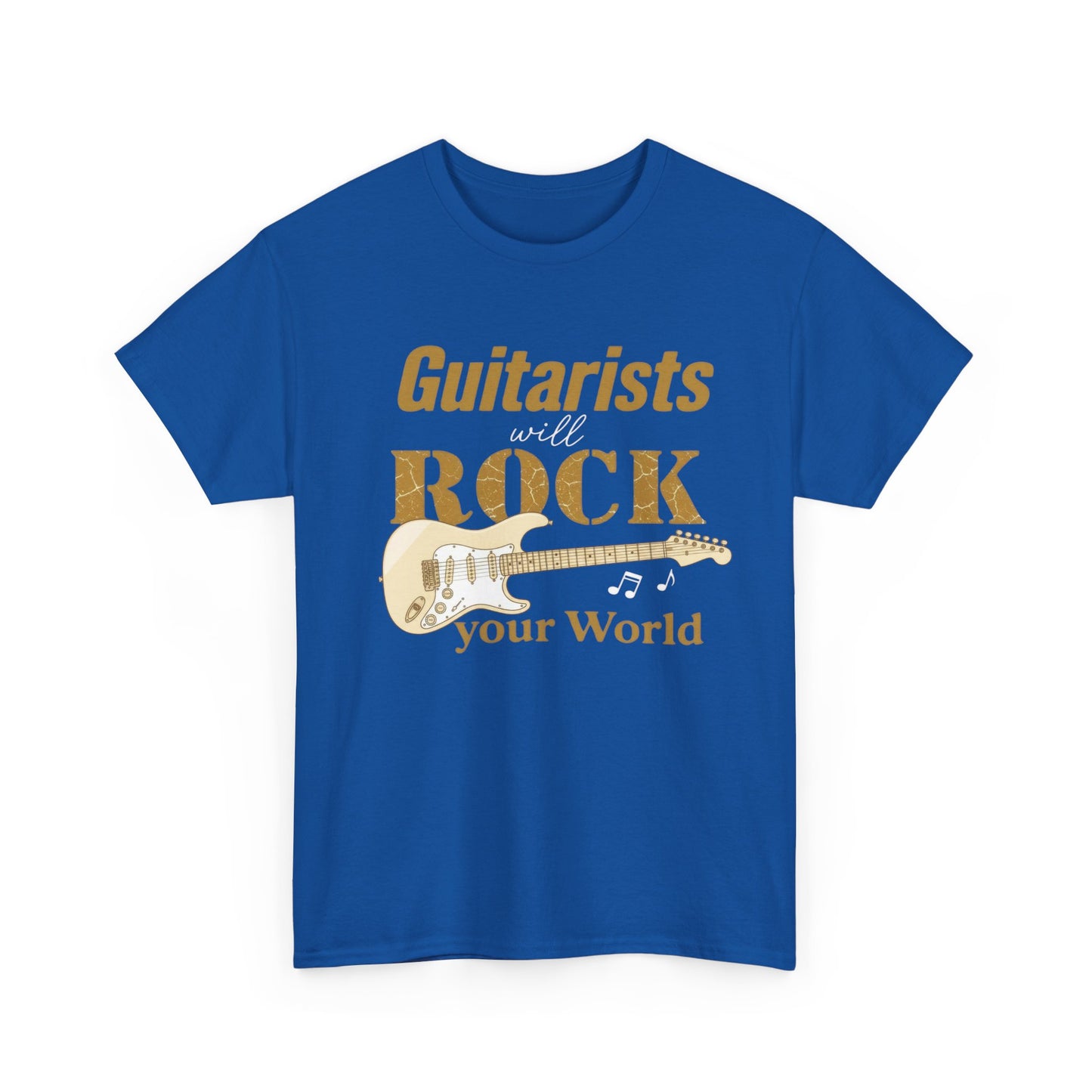 Guitarists Will Rock Your World Tee — Electric Guitar Music Lover Shirt