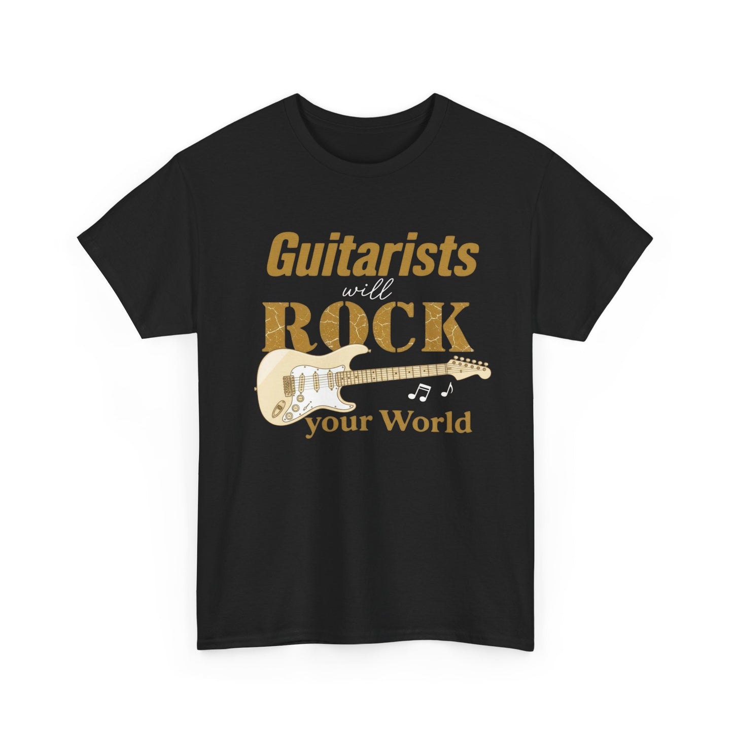 Guitarists Will Rock Your World Tee — Electric Guitar Music Lover Shirt