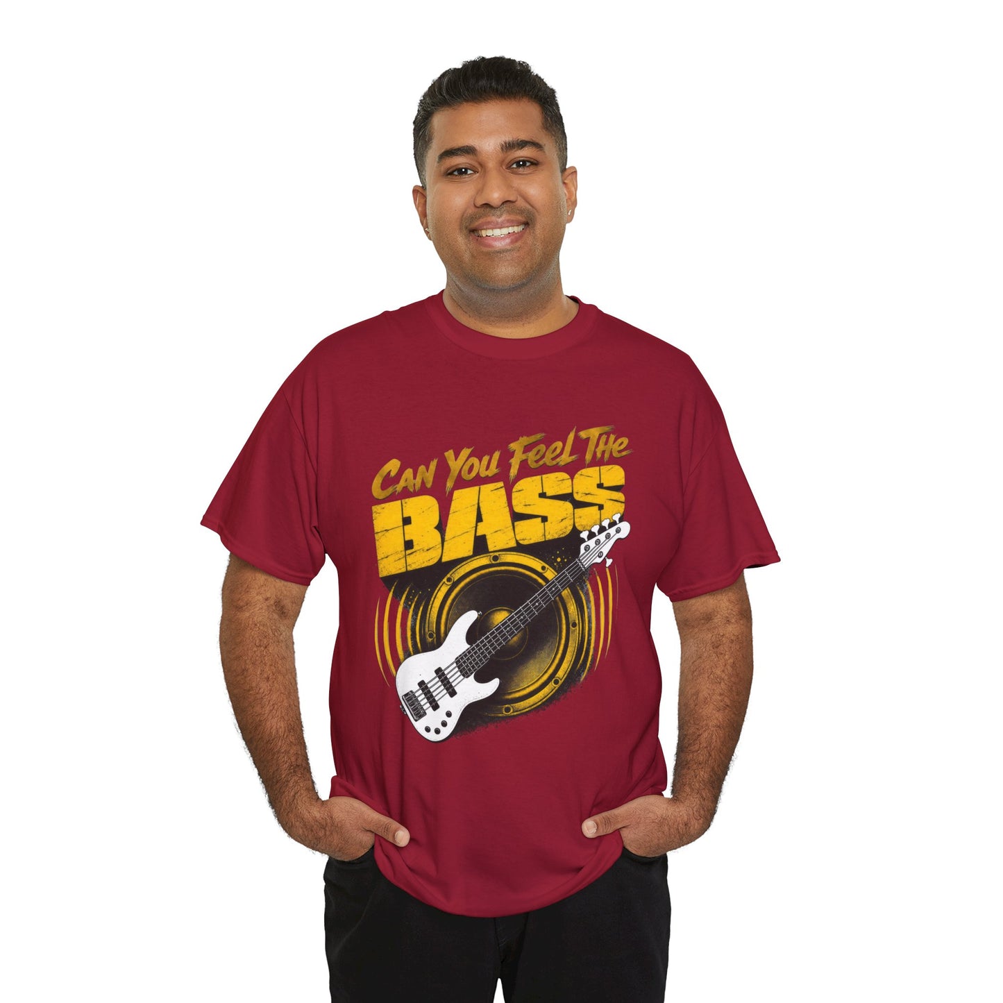 Can You Feel The Bass Bass Guitar T-Shirt | Music Lover Tee