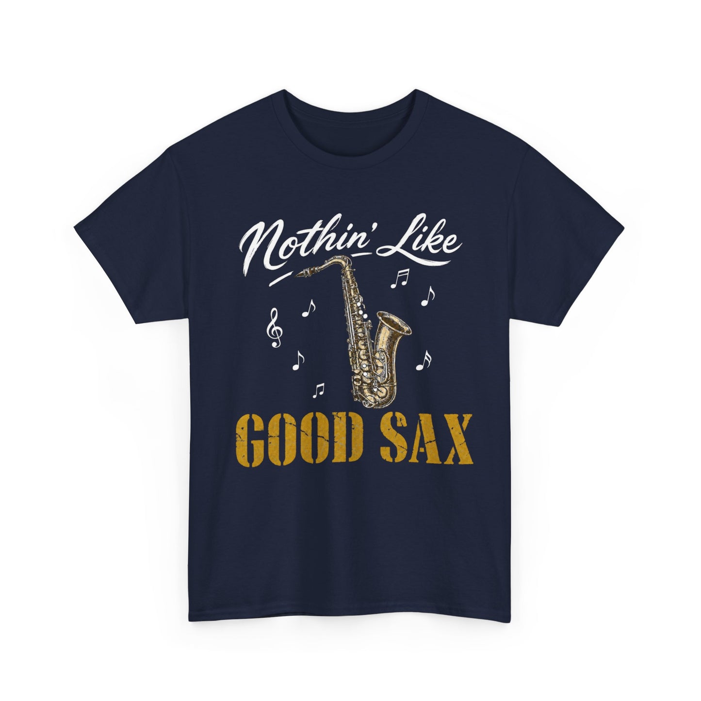 Saxophone T-Shirt — "Nothin' Like Good Sax" Vintage Jazz Tee