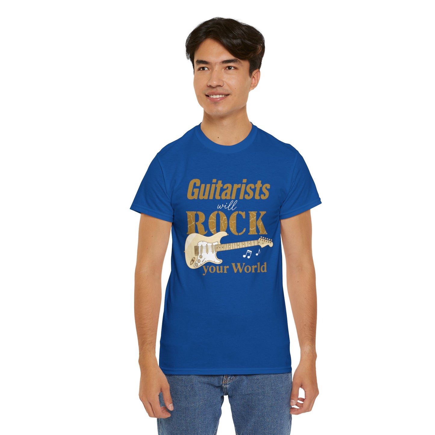 Guitarists Will Rock Your World Tee — Electric Guitar Music Lover Shirt