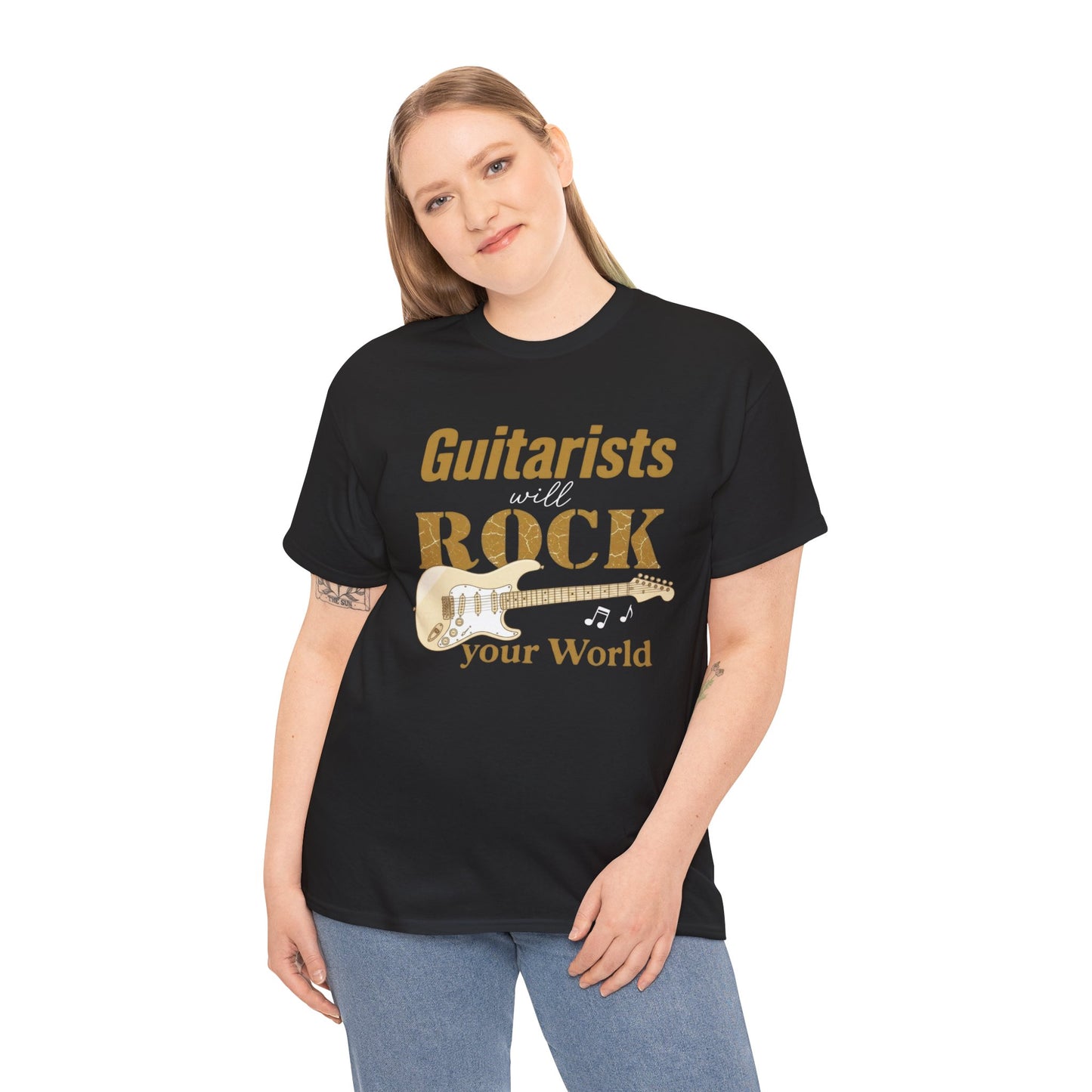 Guitarists Will Rock Your World Tee — Electric Guitar Music Lover Shirt