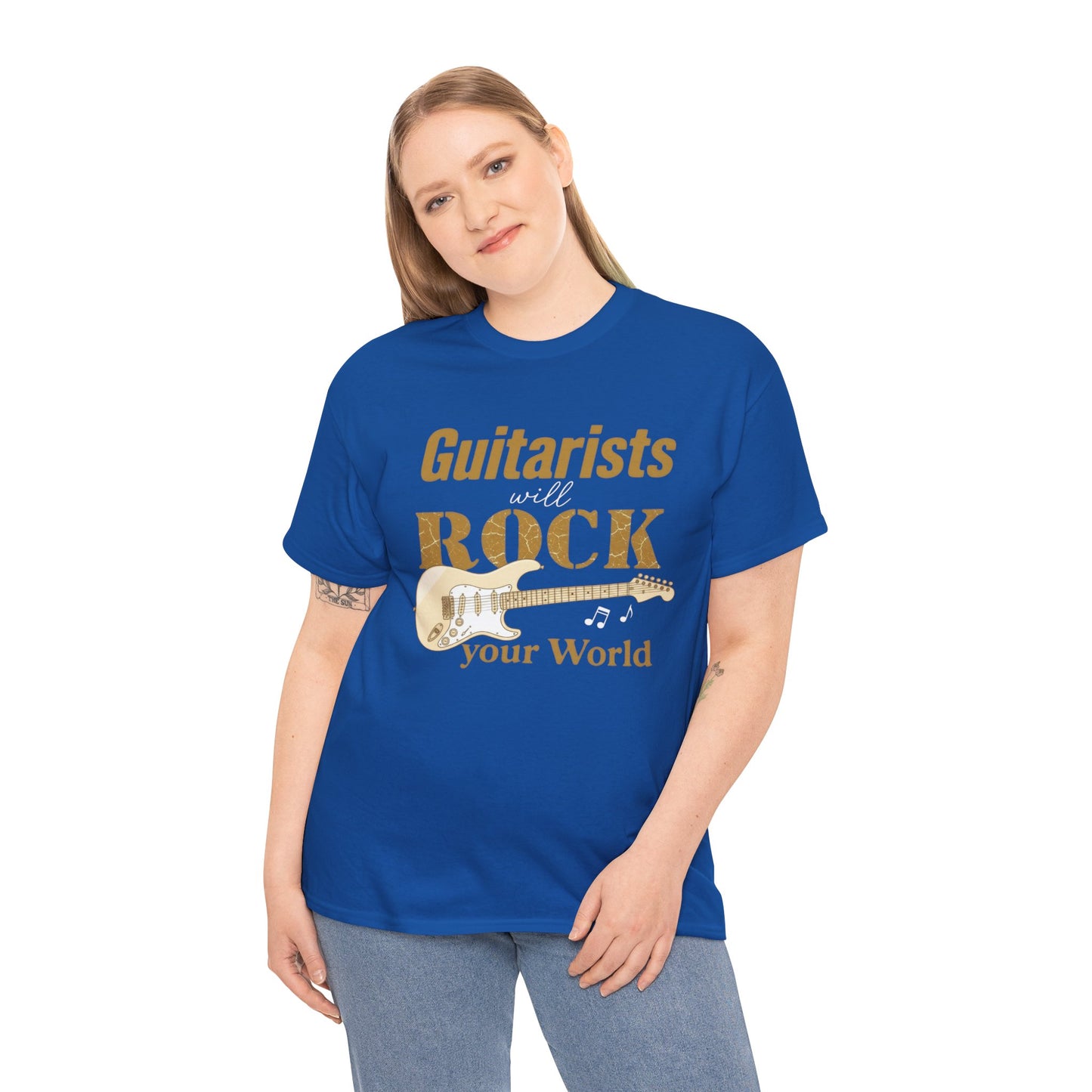 Guitarists Will Rock Your World Tee — Electric Guitar Music Lover Shirt