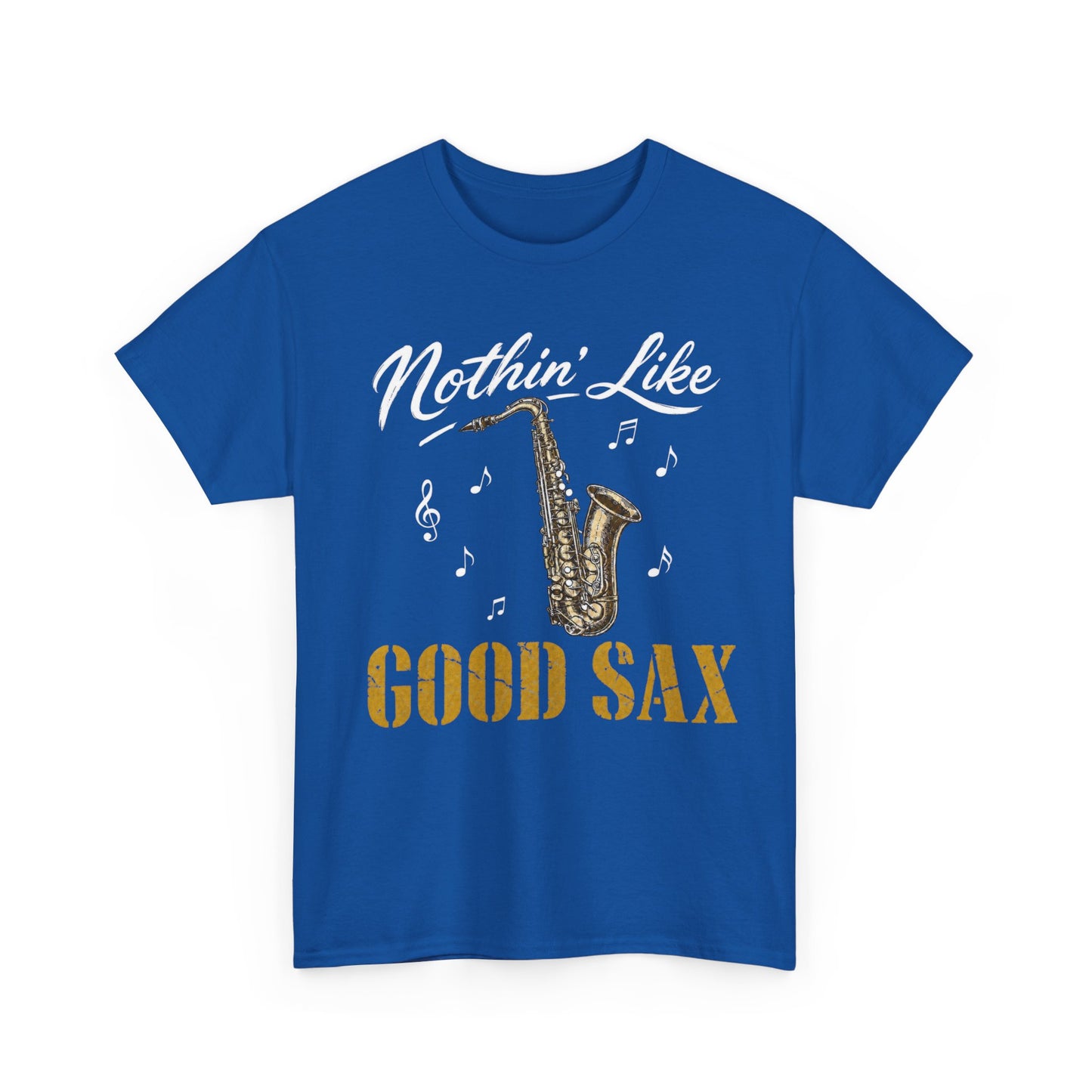 Saxophone T-Shirt — "Nothin' Like Good Sax" Vintage Jazz Tee