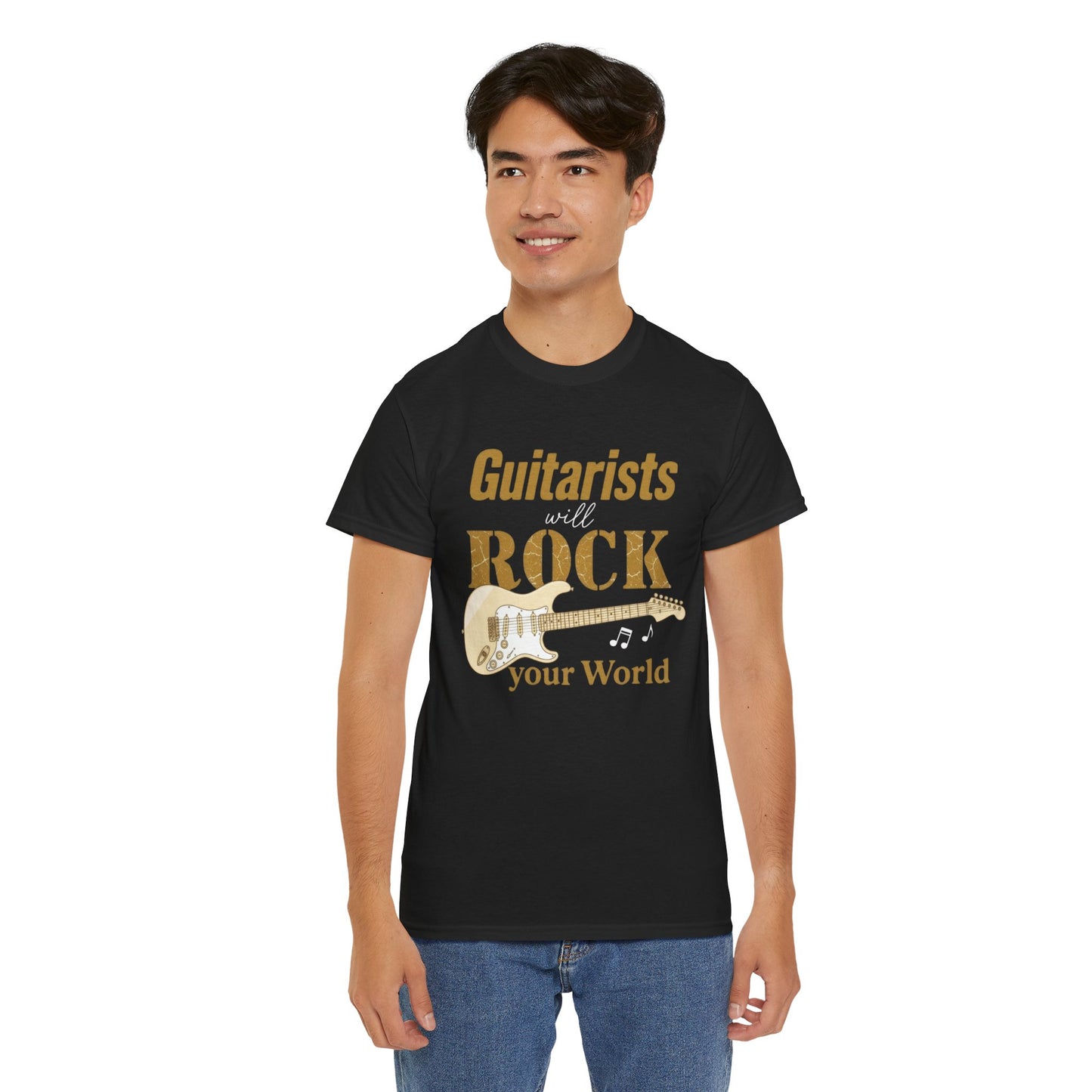 Guitarists Will Rock Your World Tee — Electric Guitar Music Lover Shirt